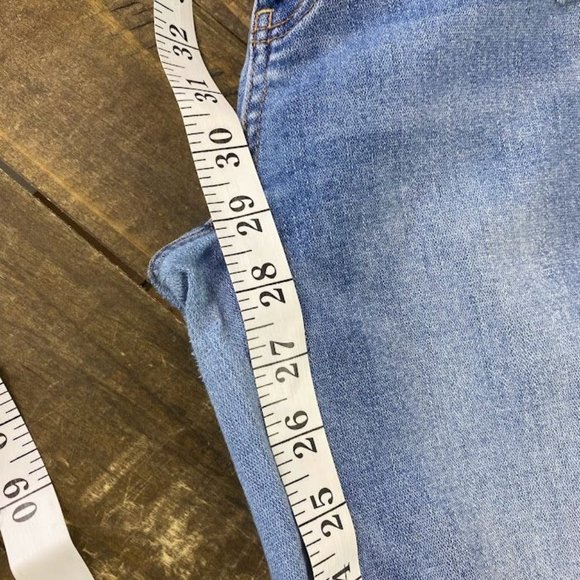 American Eagle Super Stretch X Mid Rise Jegging Busted Knees Sz. 4 w/ 29" Inseam - Picture 10 of 10